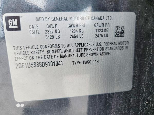 2013 CADILLAC XTS Platinum — VINS