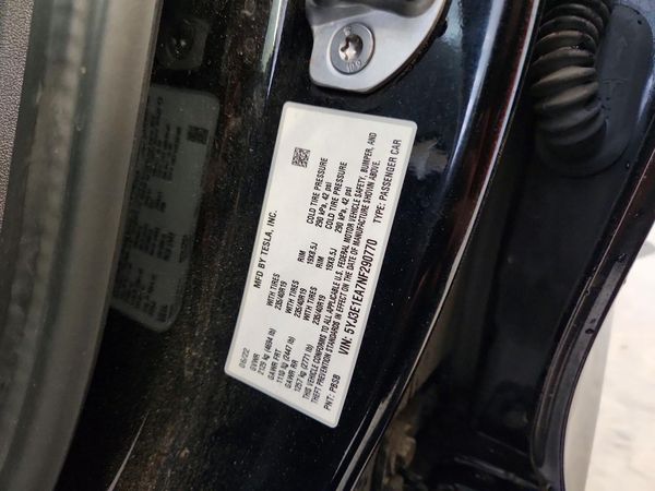 2022 TESLA MODEL 3 — VINS