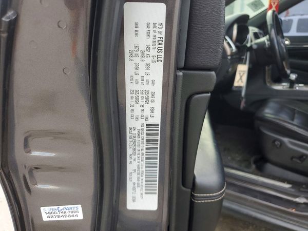 2015 JEEP GRAND CHEROKEE Limited — VINS
