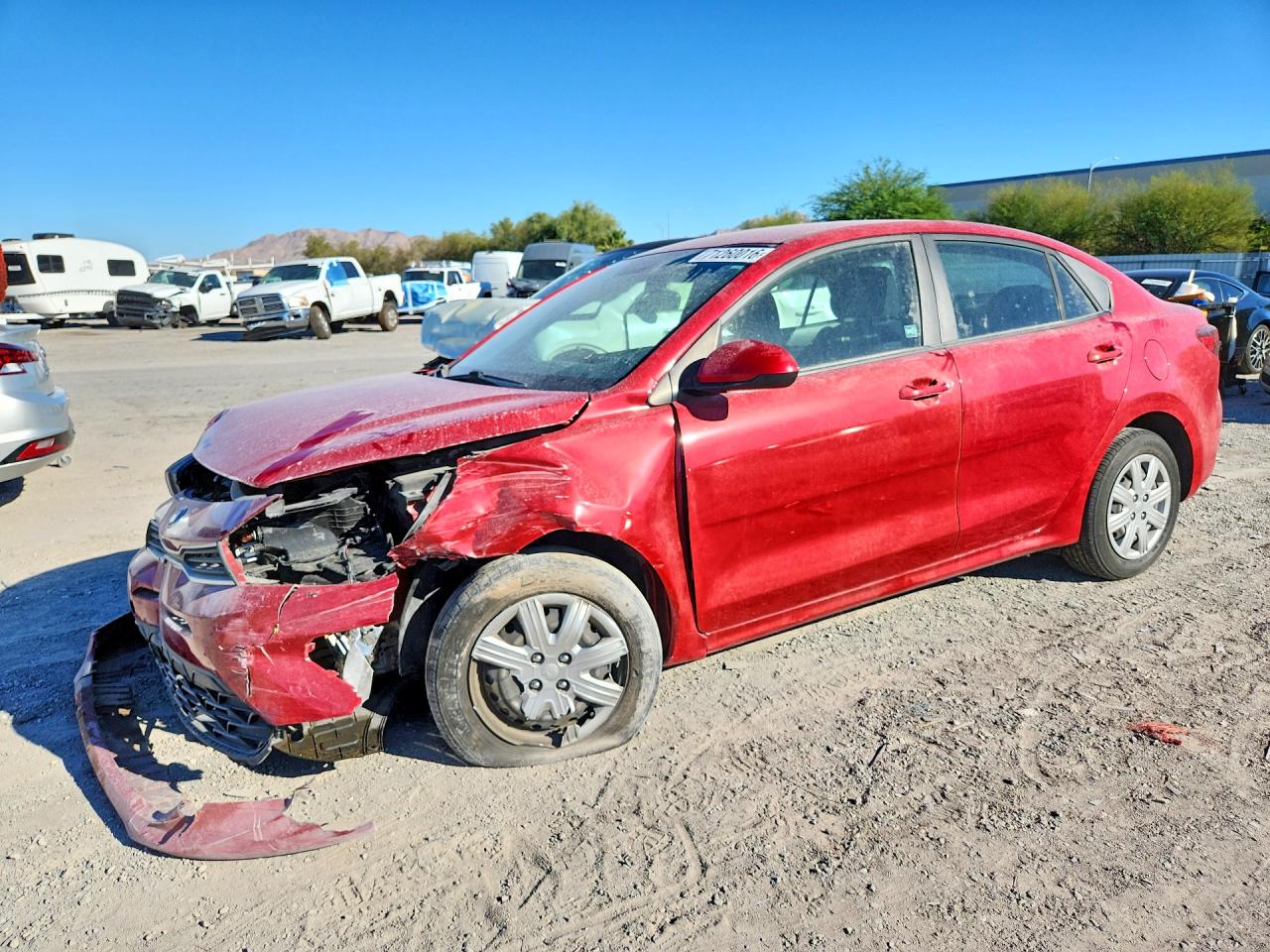 2021 KIA RIO LX, S — Front 3/4