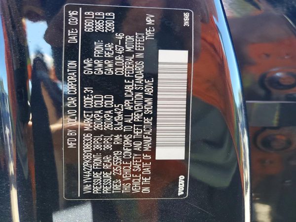 2016 VOLVO XC90 SV42 Momentum — VINS