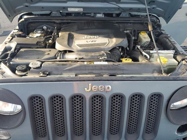 2014 JEEP WRANGLER Sport — Engine bay