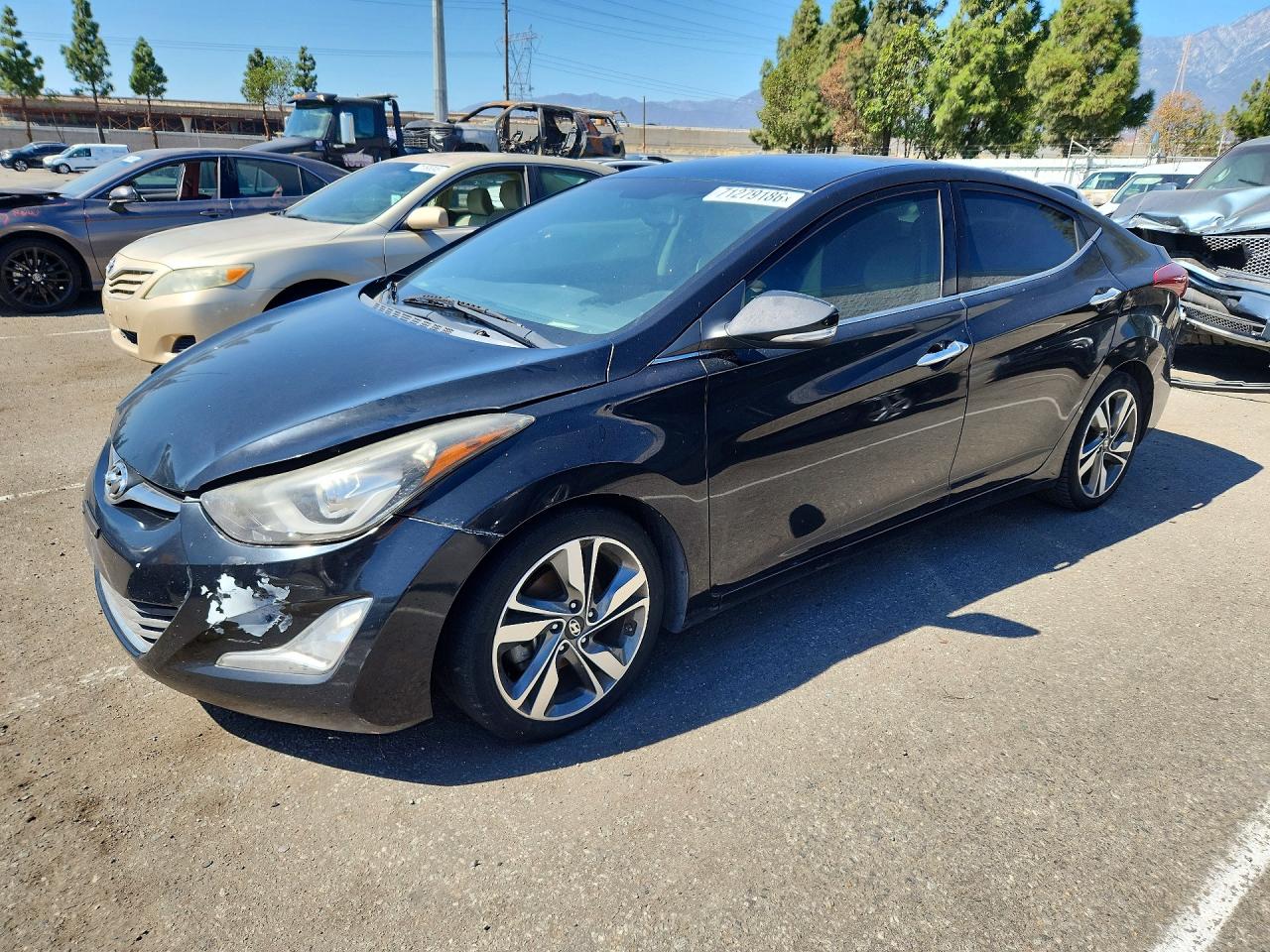 2014 HYUNDAI ELANTRA GLS (Middle) — Front 3/4