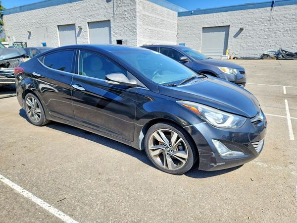 2014 HYUNDAI ELANTRA GLS (Middle) — Passenger 3/4