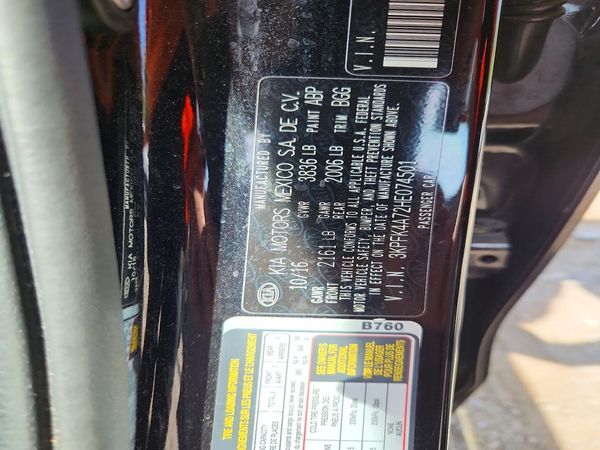 2017 KIA FORTE LX Base — VINS