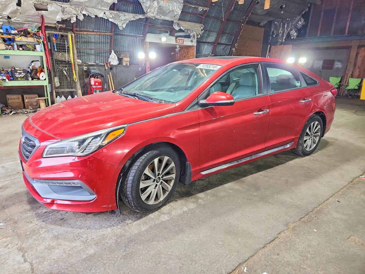 2017 HYUNDAI SONATA — Front 3/4