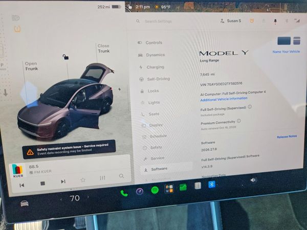 2026 TESLA MODEL Y — ODOM