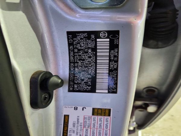 2015 TOYOTA PRIUS — VINS