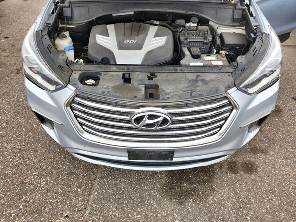 2017 HYUNDAI SANTA FE GI — Engine bay