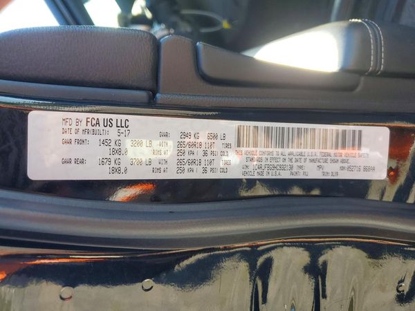 2017 JEEP GRAND CHEROKEE Limited — VINS