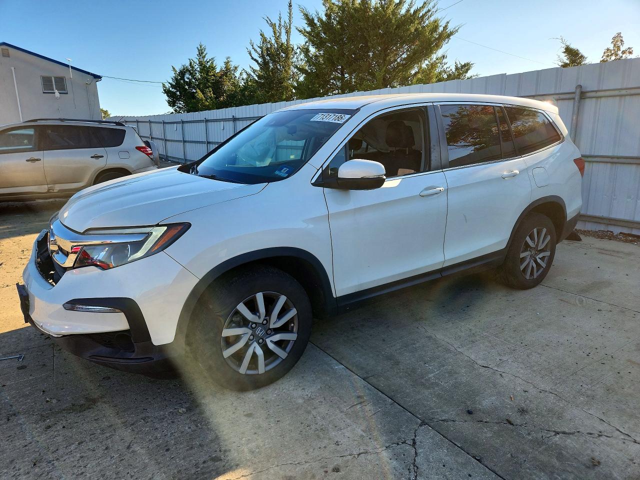 2019 HONDA PILOT EX — Front 3/4