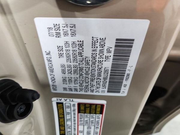2018 HONDA CRV EX-L/EX-L Navi — VINS