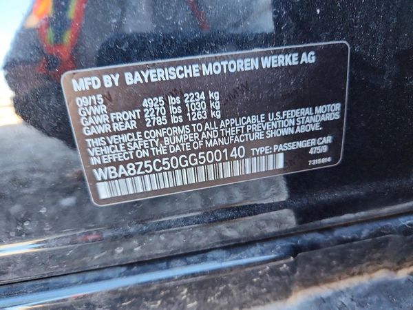 2016 BMW 328 GT — VINS