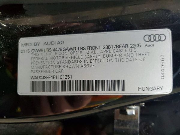 2015 AUDI A3 Premium Plus — VINS