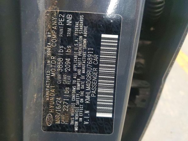 2024 HYUNDAI ELANTRA SEL — VINS