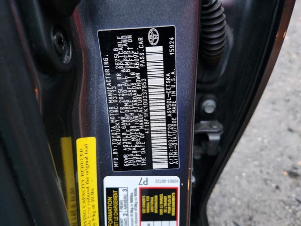 2013 TOYOTA CAMRY — VINS