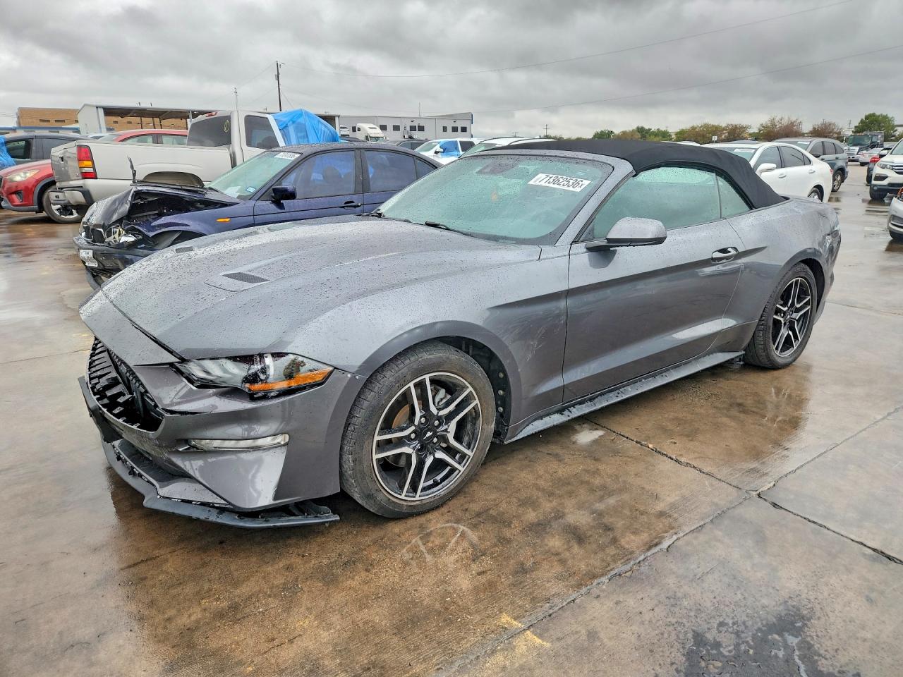 2022 FORD MUSTANG I4 Convertible — Front 3/4