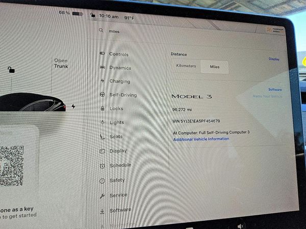 2023 TESLA MODEL 3 — ODOM