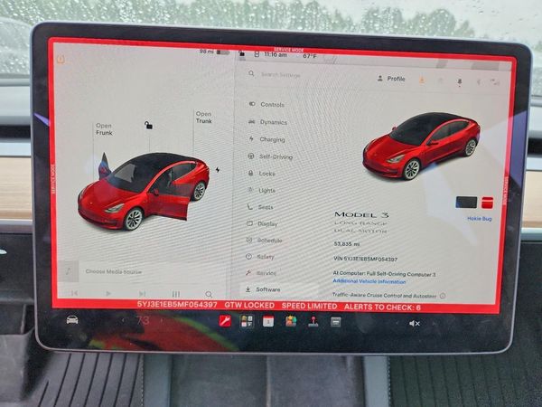 2021 TESLA MODEL 3 — ODOM
