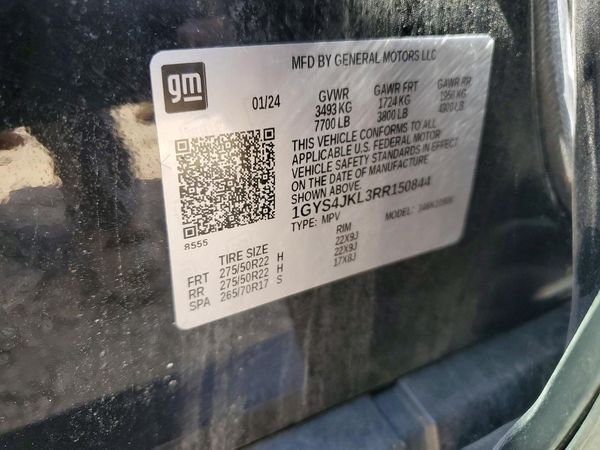 2024 CADILLAC ESCALADE Luxury — VINS
