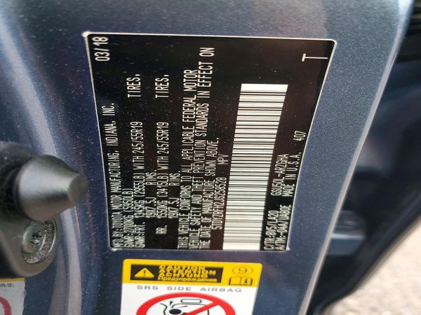 2018 TOYOTA HIGHLANDER Ltd/Ltd Platinum — VINS