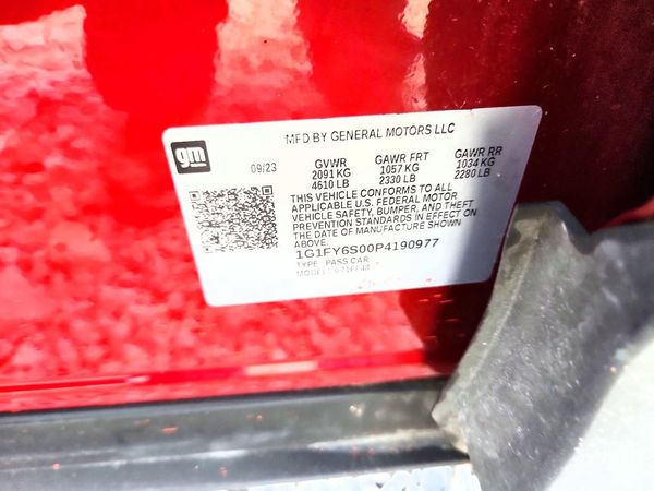 2023 CHEVROLET BOLT LT — VINS