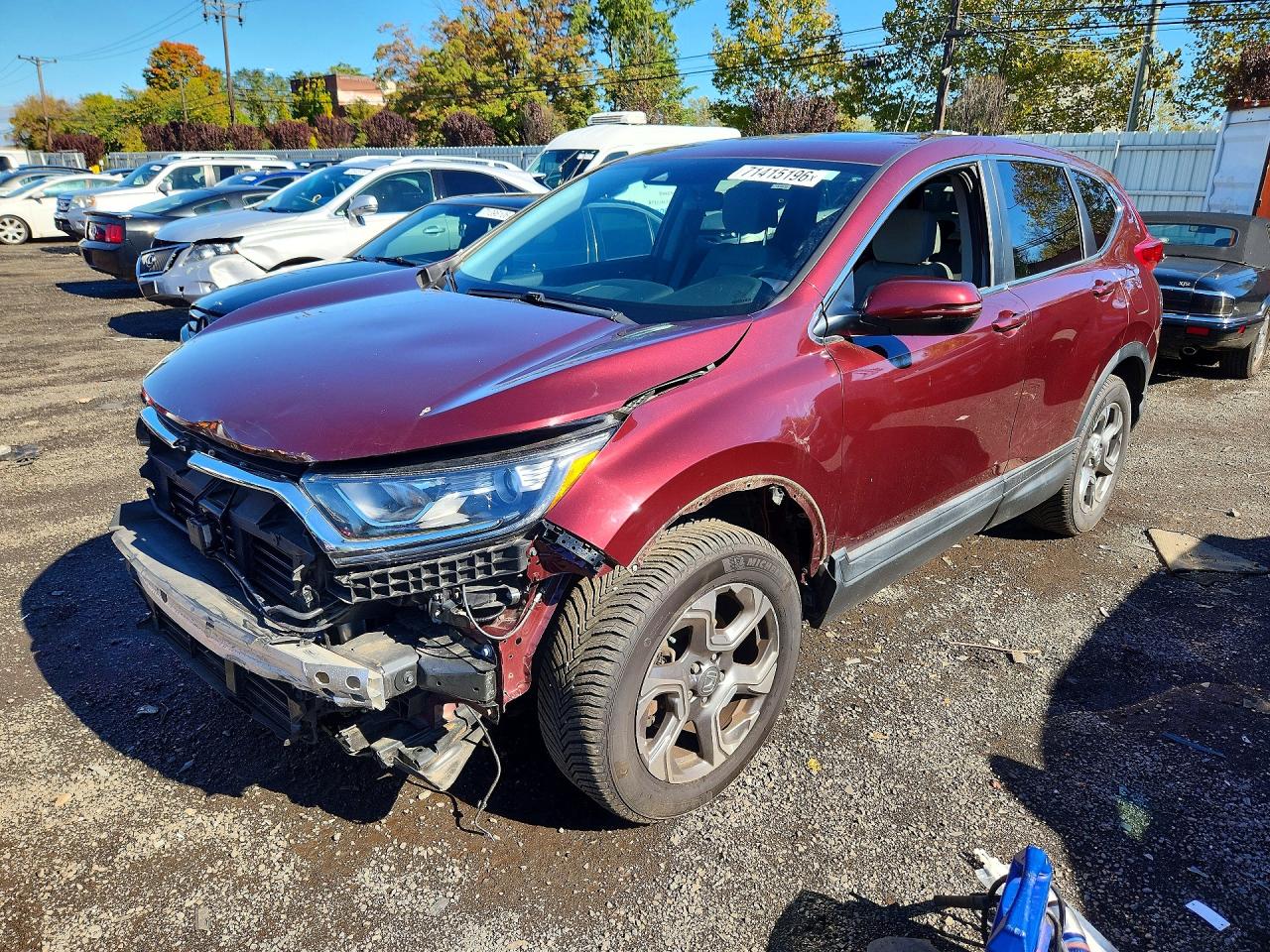 2019 HONDA CRV EX — Front 3/4