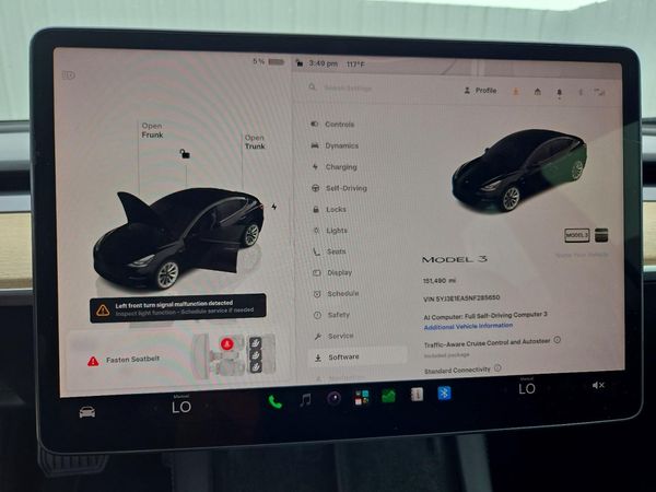 2022 TESLA MODEL 3 — ODOM