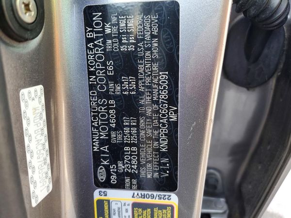 2016 KIA SPORTAGE LX w/Popular Pkg — VINS