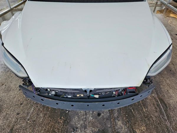 2021 TESLA MODEL X — Engine bay