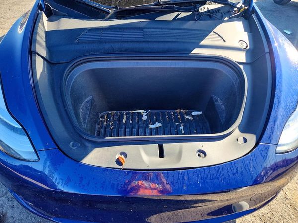 2021 TESLA MODEL Y — Engine bay