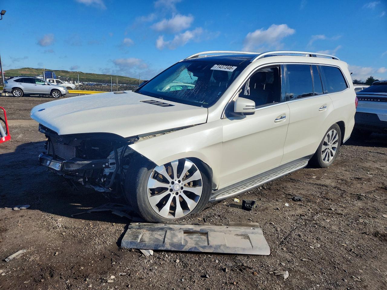 2017 MERCEDES-BENZ GLS-CLASS GLS450-4M — Front 3/4