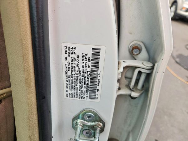 2013 ACURA RDX Technology Package — VINS