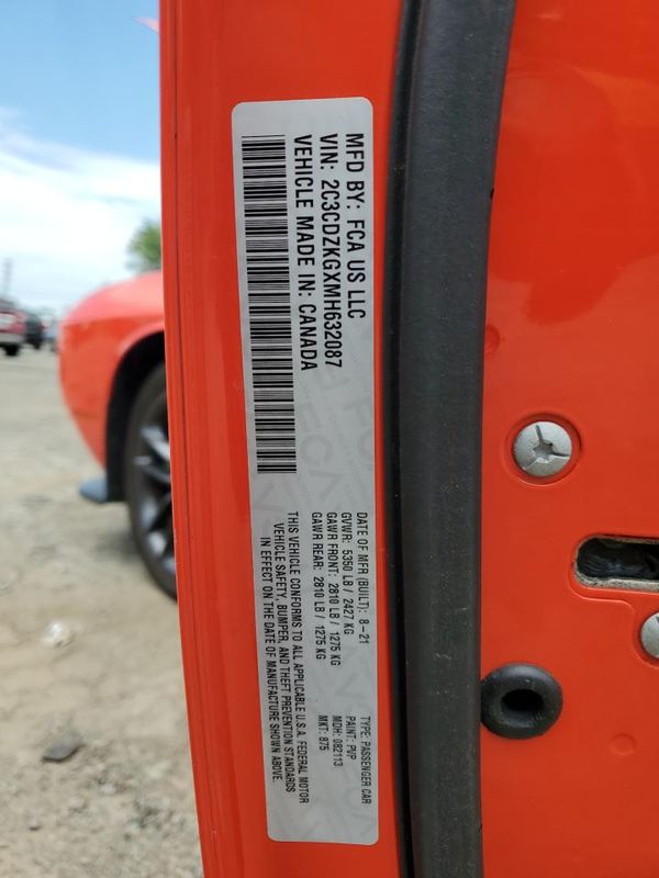 2021 DODGE CHALLENGER