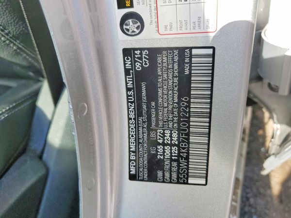 2015 MERCEDES-BENZ C 4-MATIC — VINS