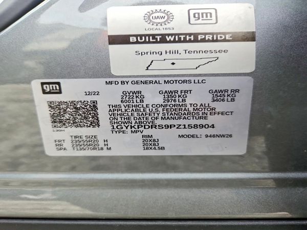 2023 CADILLAC XT6 Premium Luxury — VINS
