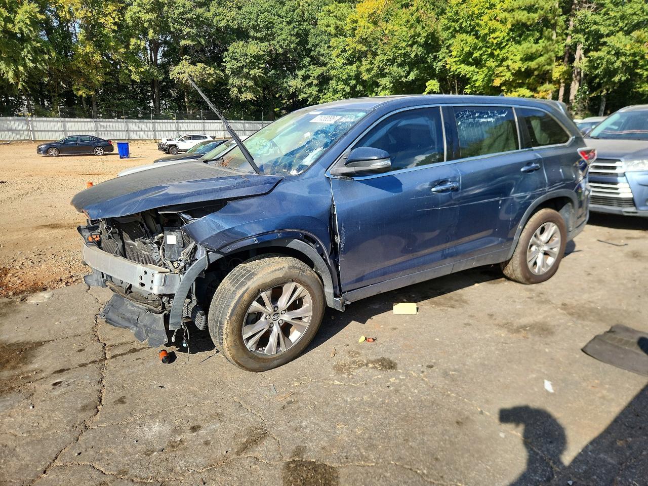 2016 TOYOTA HIGHLANDER Base/Hybrid — Front 3/4