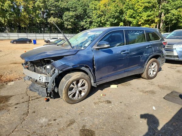 2016 TOYOTA HIGHLANDER Base/Hybrid — Front 3/4