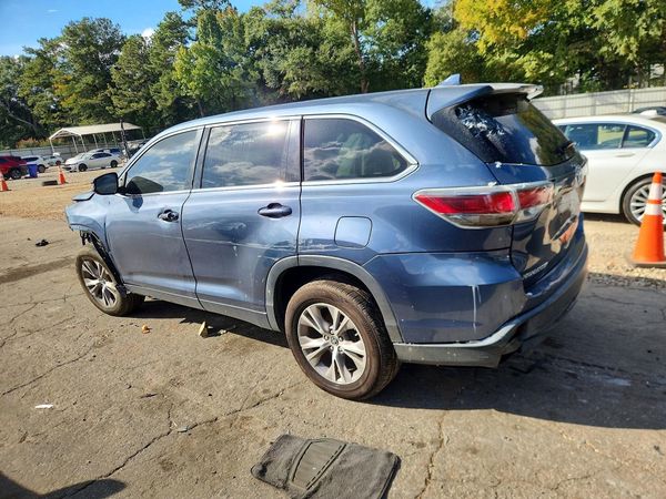 2016 TOYOTA HIGHLANDER Base/Hybrid — DSRA