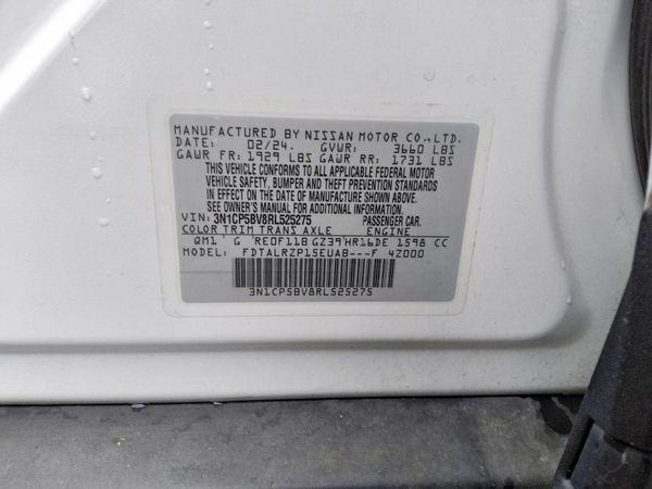 2024 NISSAN KICKS S — VINS