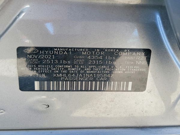 2022 HYUNDAI SONATA SEL — VINS