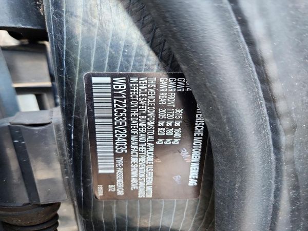 2014 BMW I3 — VINS