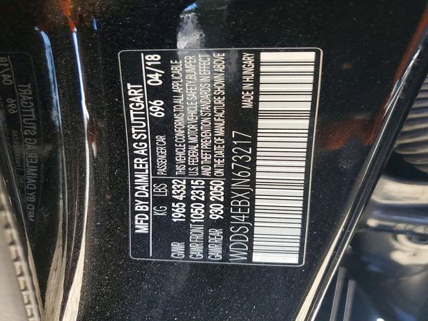 2018 MERCEDES-BENZ CLA-CLASS CLA250 — VINS