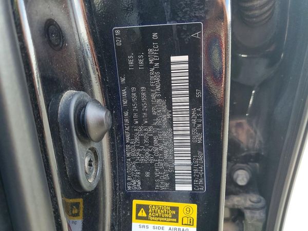 2018 TOYOTA HIGHLANDER SE/XLE — VINS