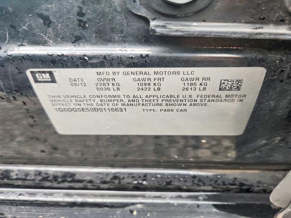 2013 CADILLAC CTS Luxury — VINS