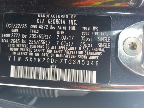 2026 KIA SPORTAGE LX — VINS