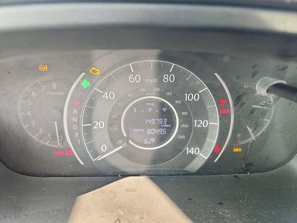 2012 HONDA CRV LX — ODOM