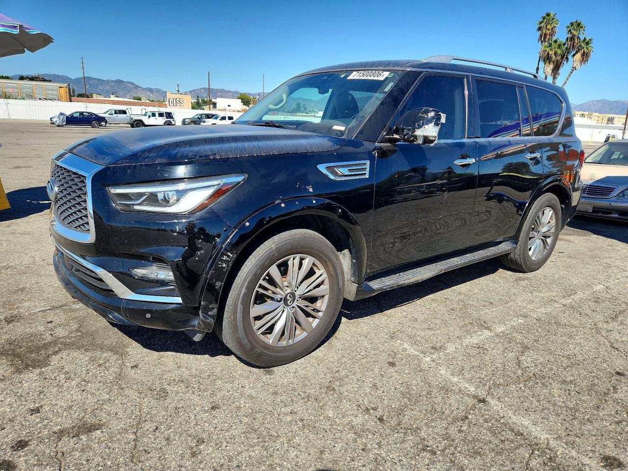 2021 INFINITI QX80 S — Front 3/4