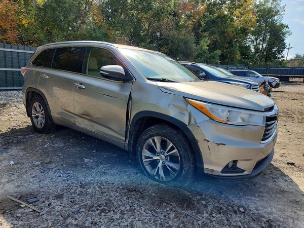 2014 TOYOTA HIGHLANDER Base/Hybrid — Passenger 3/4