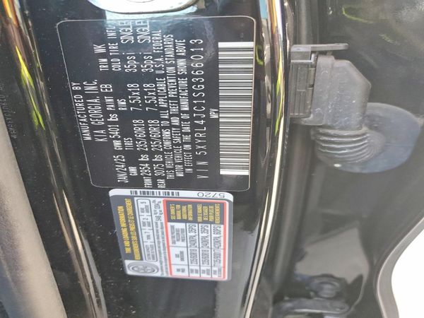 2025 KIA SORENTO S — VINS